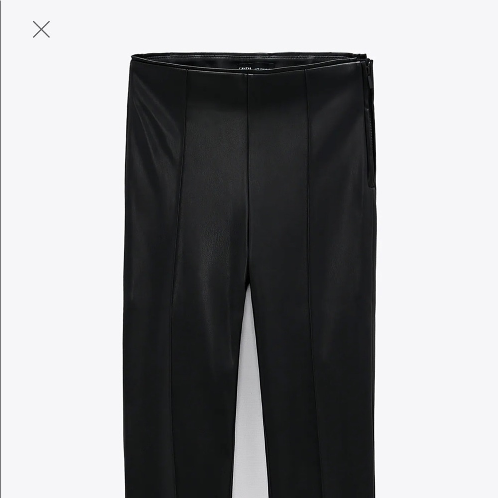 Zara Faux Leather Leggings